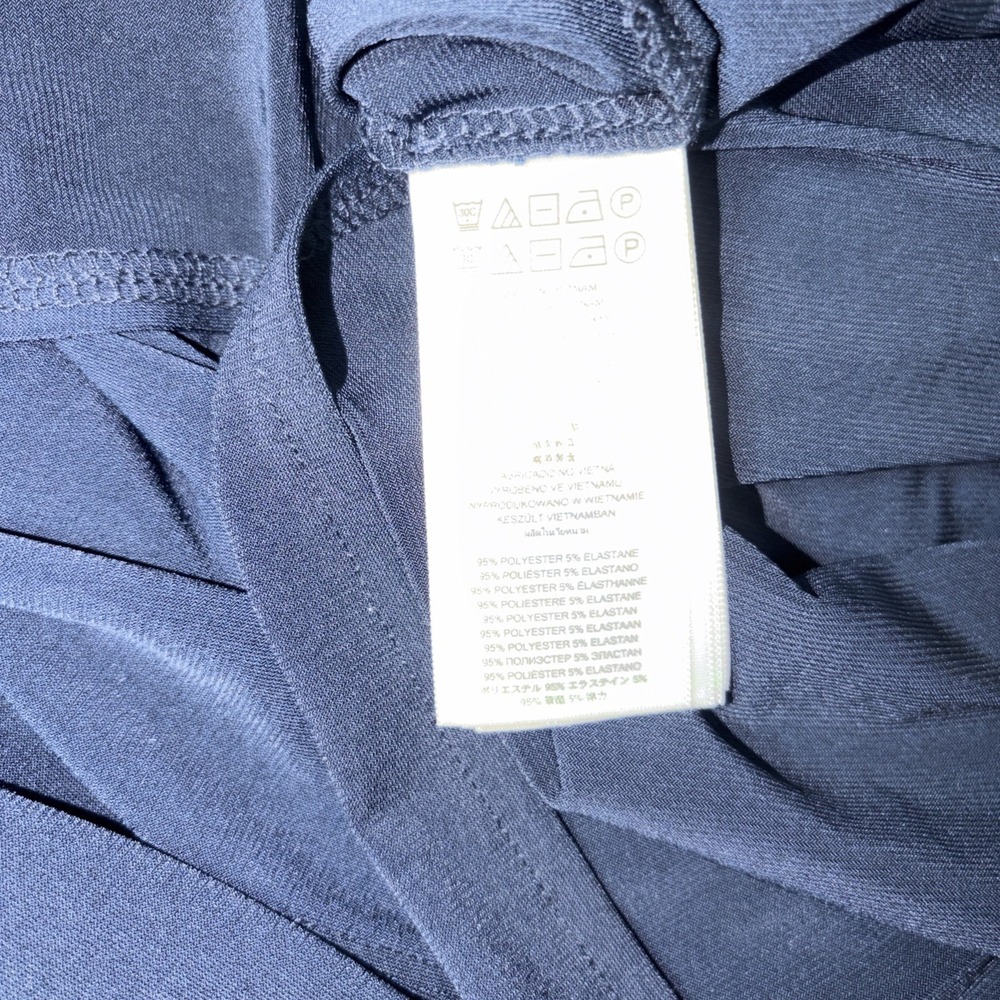 Michael Kors Solid Navy Blue Jersey Tank Maxi Dress 1X Classic Summer No Belt - Picture 5 of 11